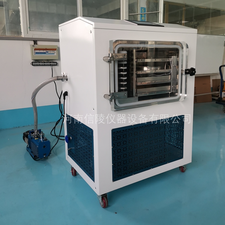 果汁冻干粉真空低温冻干机6L自动升华启动泵