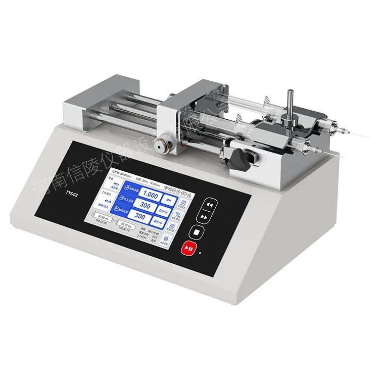 微流量循环程序加液TYD01-02双通道注射泵