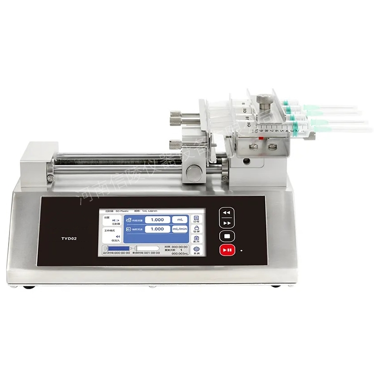 微液量定时传输TYD02-02双通道注射泵加料