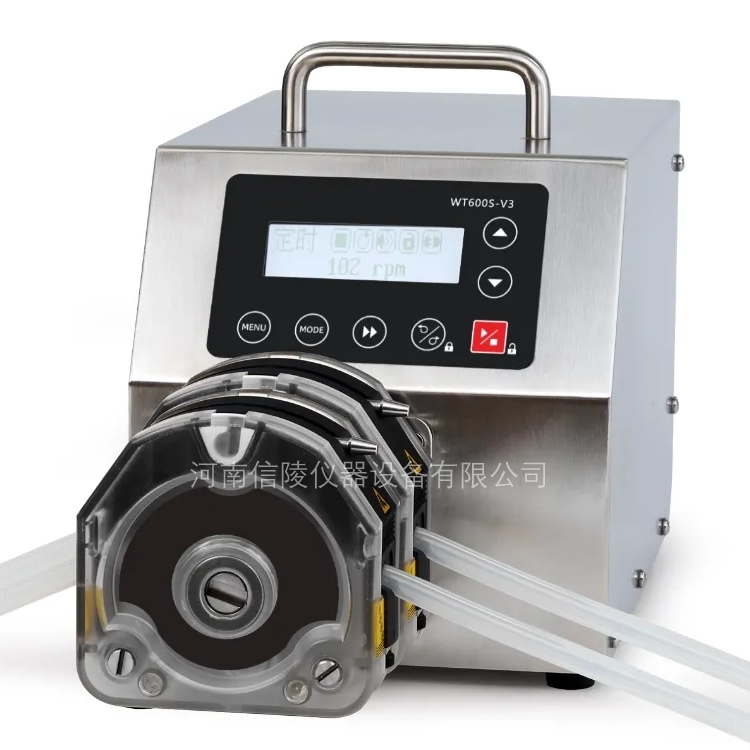 陶瓷浆料定时加料蠕动泵自吸批量连续灌装机