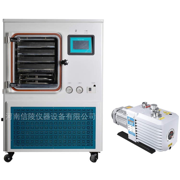 自动程序冷冻干燥机中试硅油加热控温触摸屏