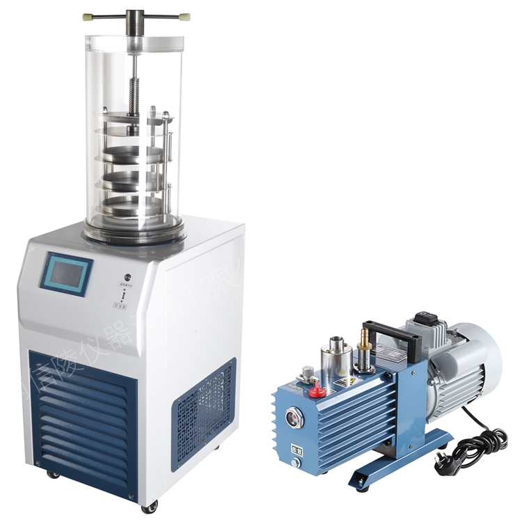 多歧管压盖冷冻干燥机LGJ-18样品小试冻干机