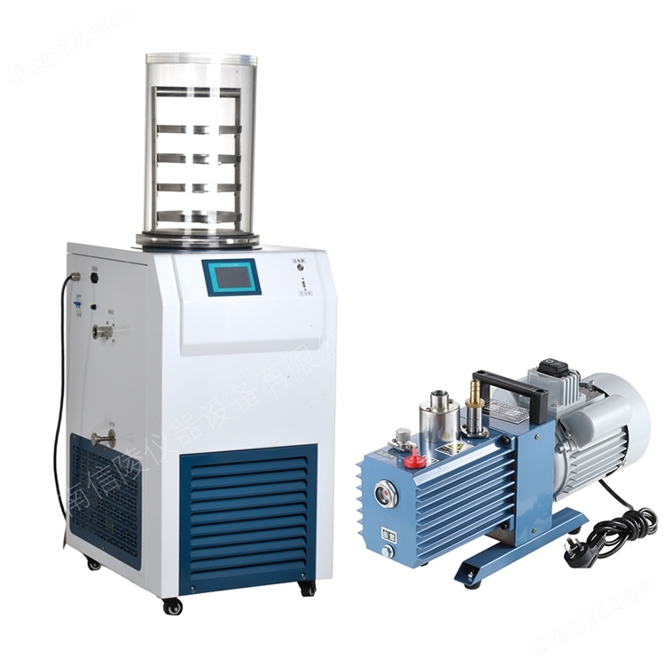 实验室冷冻干燥机LGJ-10液晶触摸屏配真空泵