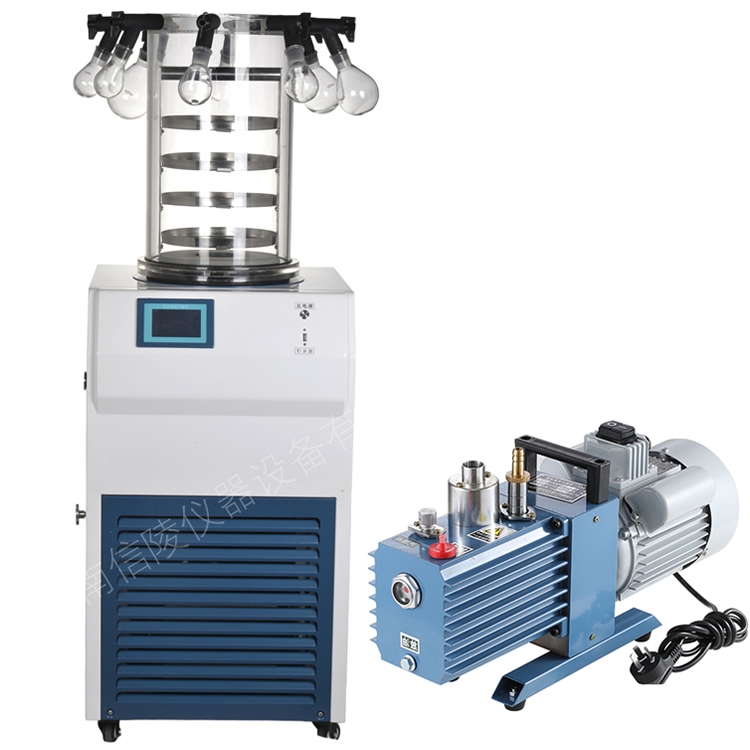 多歧管压盖冷冻干燥机LGJ-12生物实验冻干粉