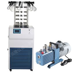 土壤有机物冷冻干燥机LGJ-12多歧管真空冻干