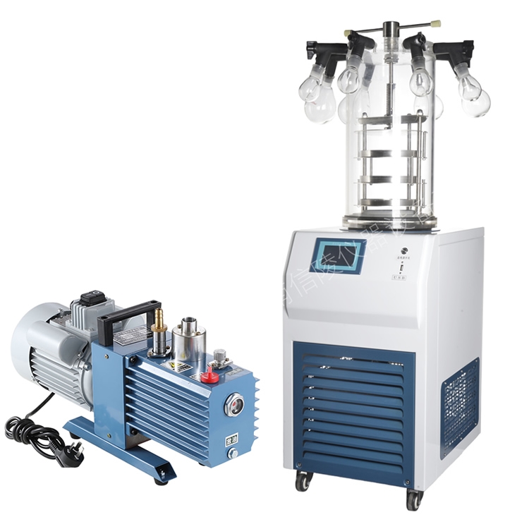 食品实验室检测冷冻干燥机LGJ-18预冻触摸屏