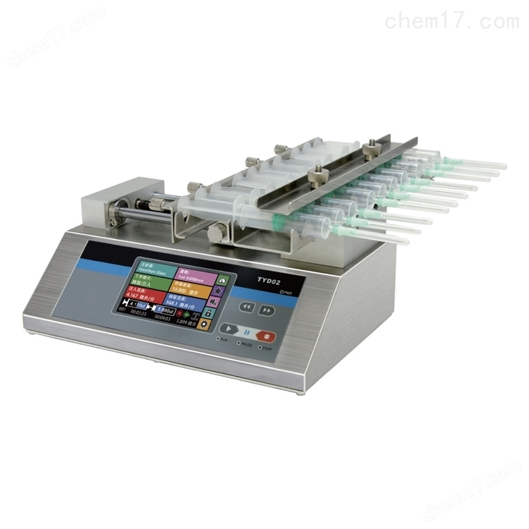 TYD02-10微量液体精密匀速传输注射泵10通道